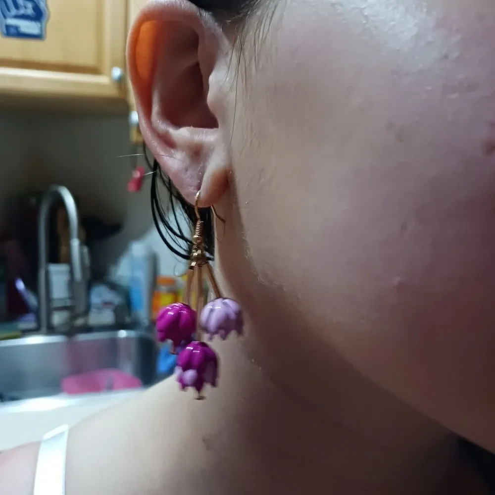 Flower Drop Earrings
